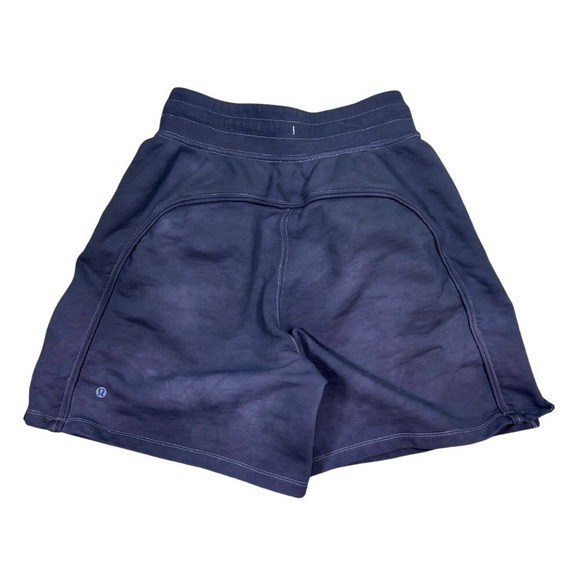 Lululemon Scuba Sweat Shorts Lounge Comfy Casual Athletic Gray Tie Dye 4‎ - Picture 2 of 7